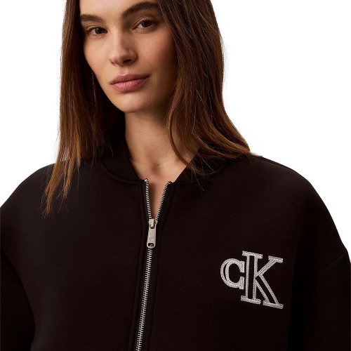 Calvin Klein Γυναικείο μπουφάν Cropped Tech Jersey Bomber Jacket